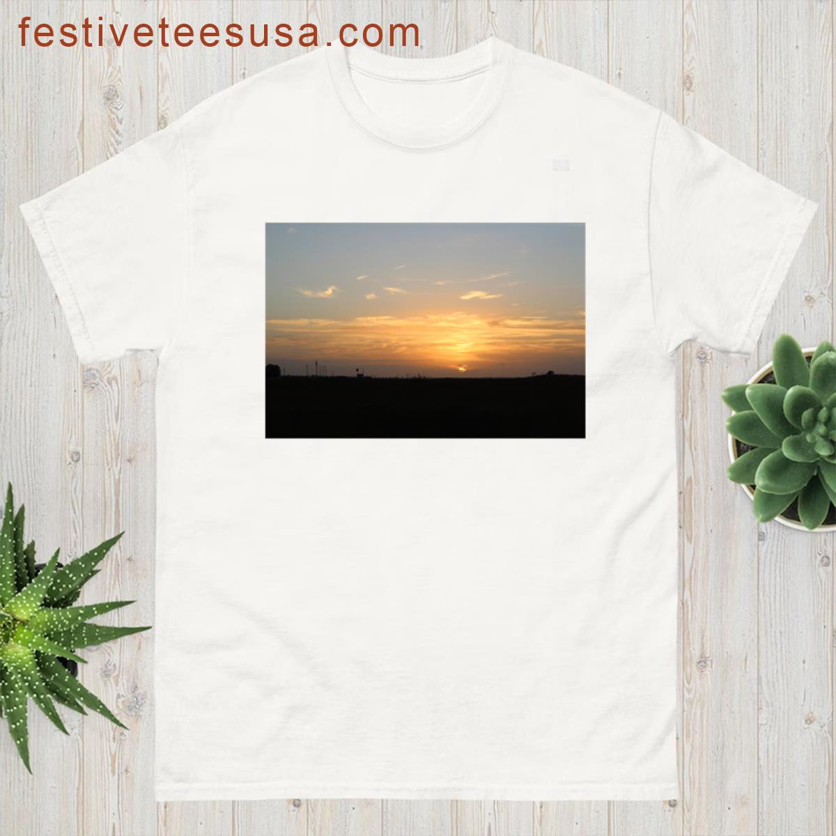 After Sunset Stylish T-shirt