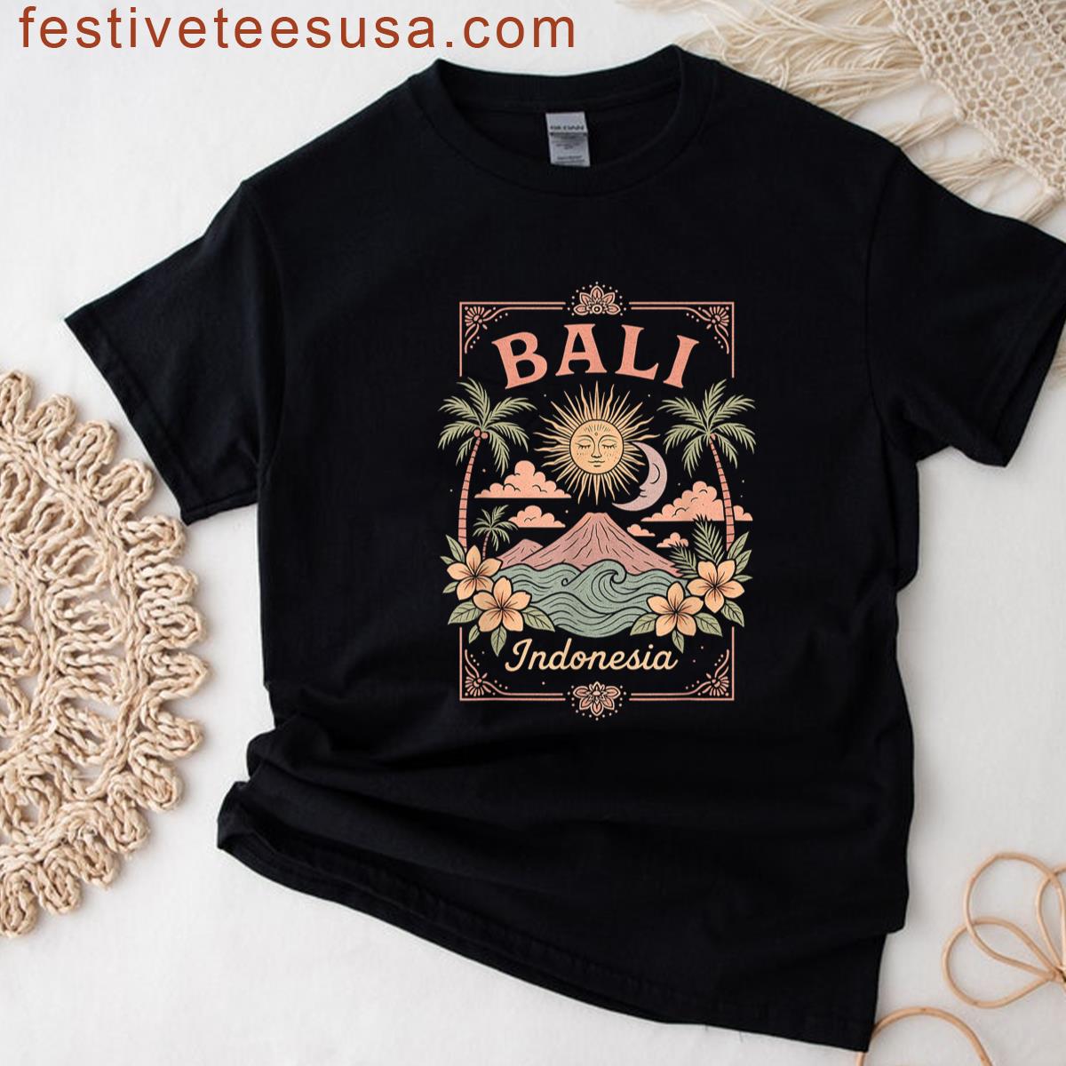Bali Vintage Boho T-shirt