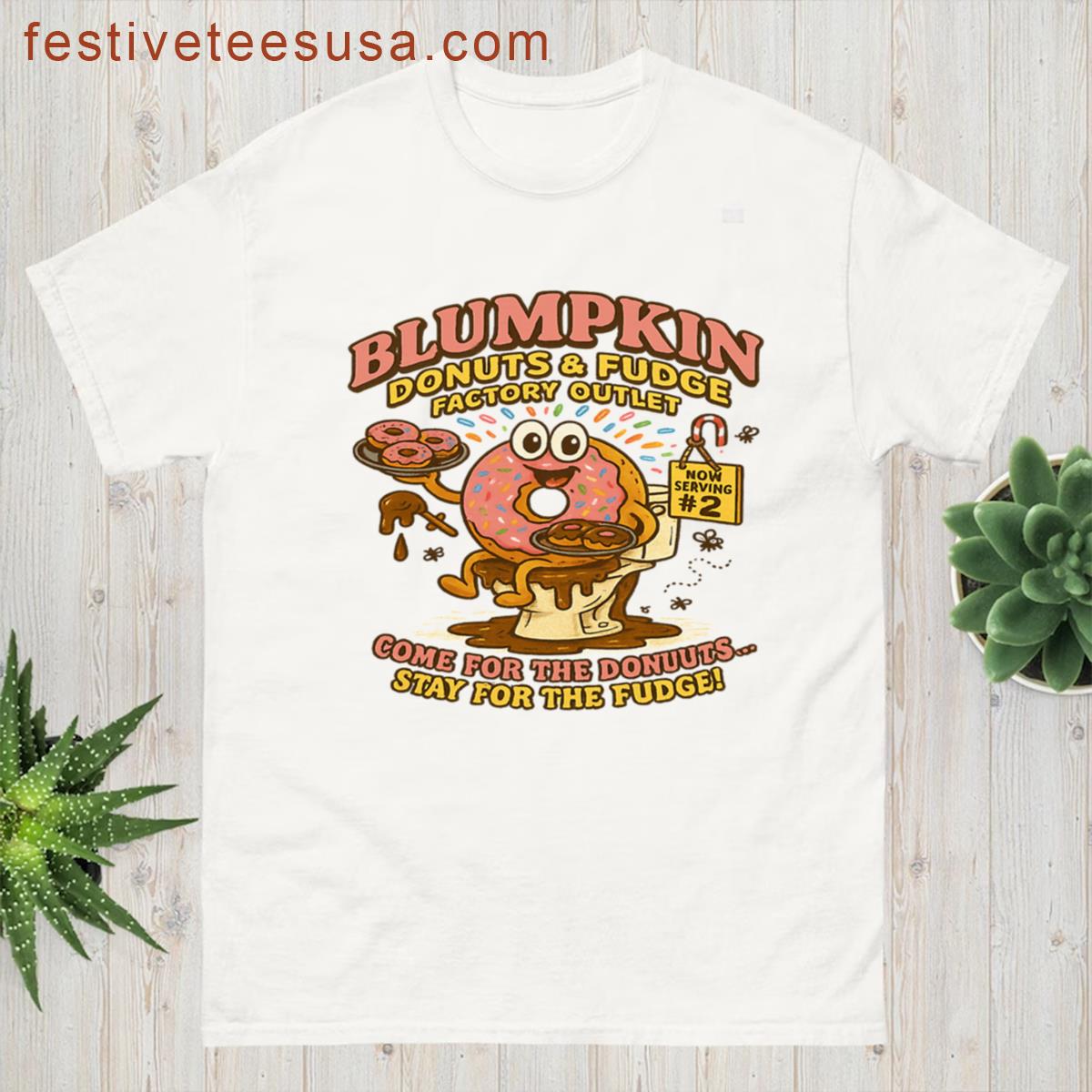 Blumpkin Donuts Funny Oversized T-shirt