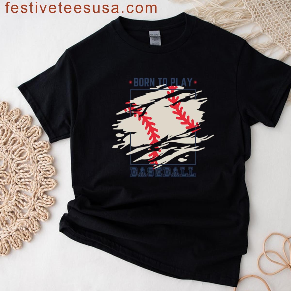 Born Baseball Graphic T-shirt