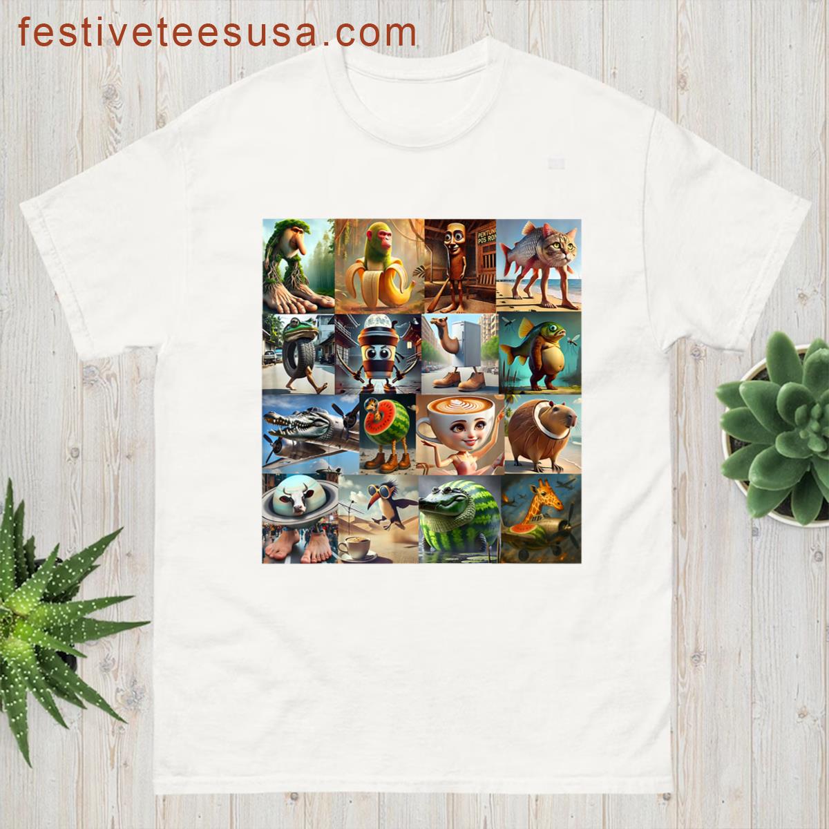 Brainrot Meme Kids T-shirt