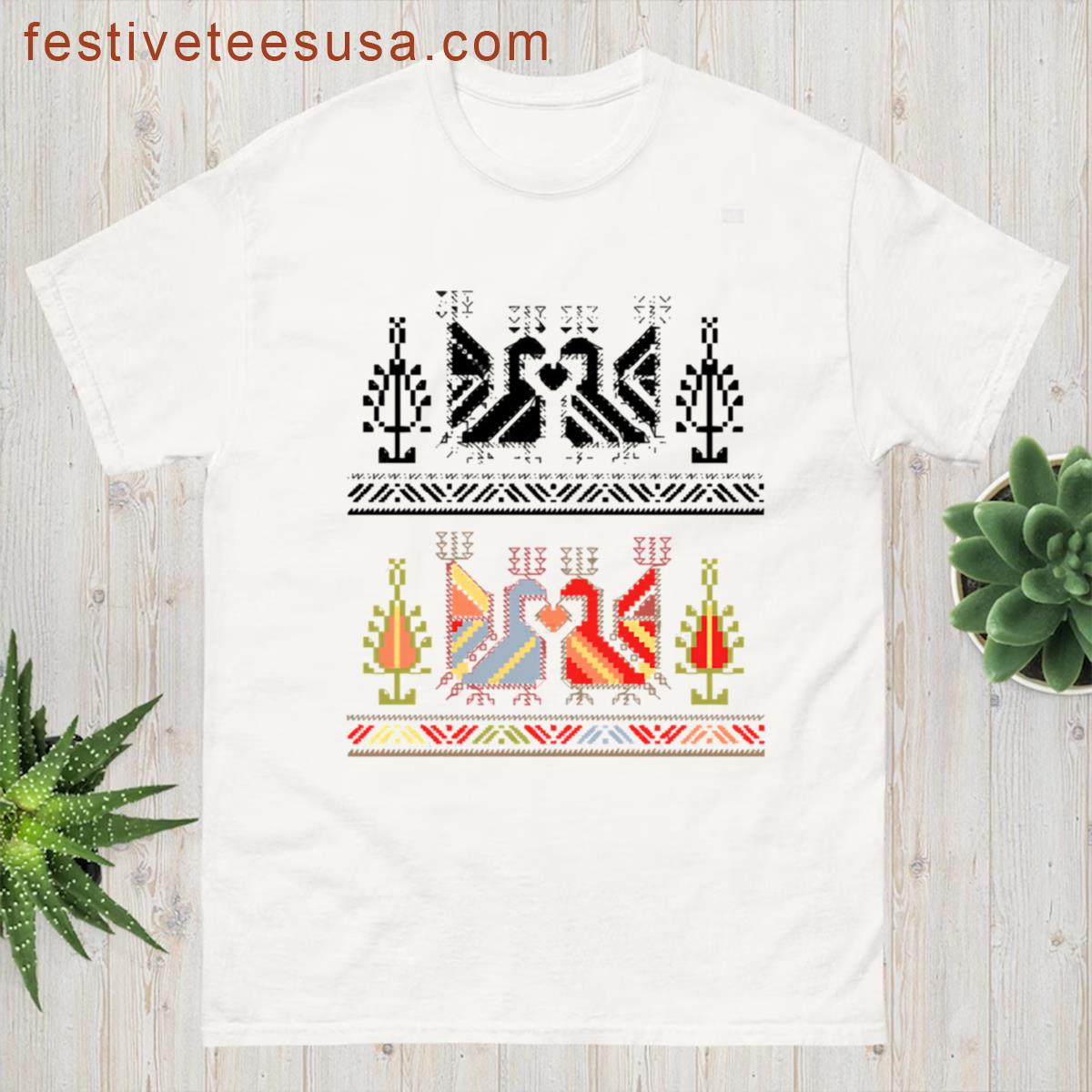 Bulgarian Folk Art Stylish T-shirt