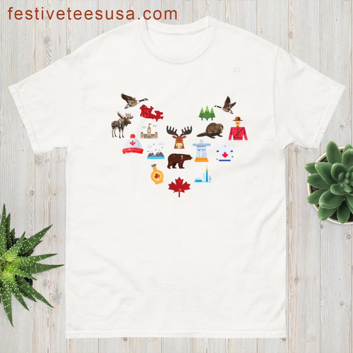 Canada Design Maple Leaf T-shirt