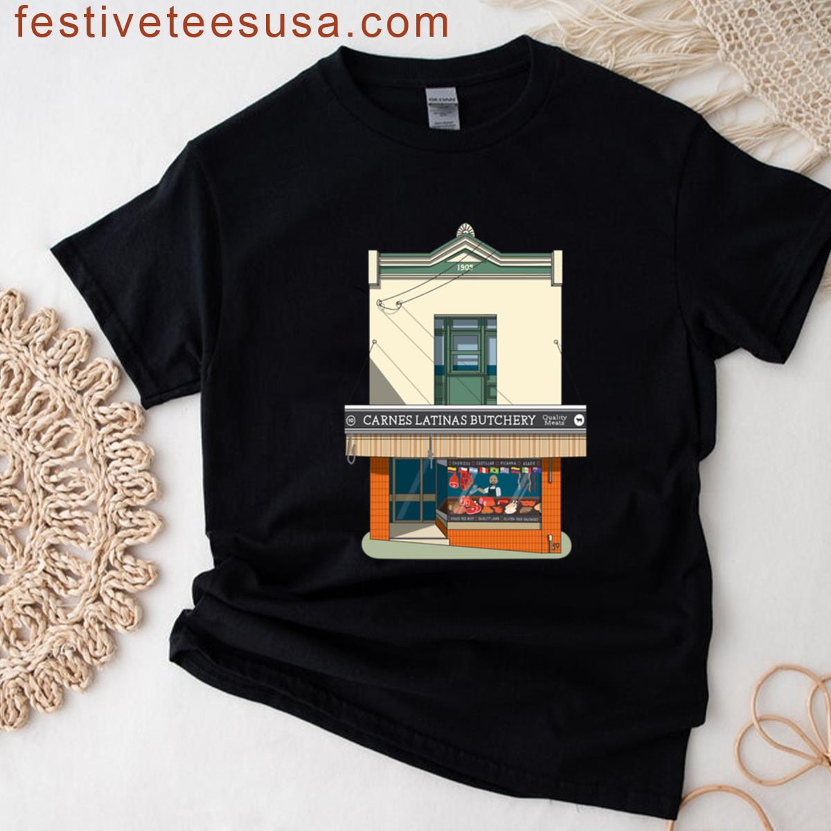 Carnes Latinas Butchery Casual T-shirt