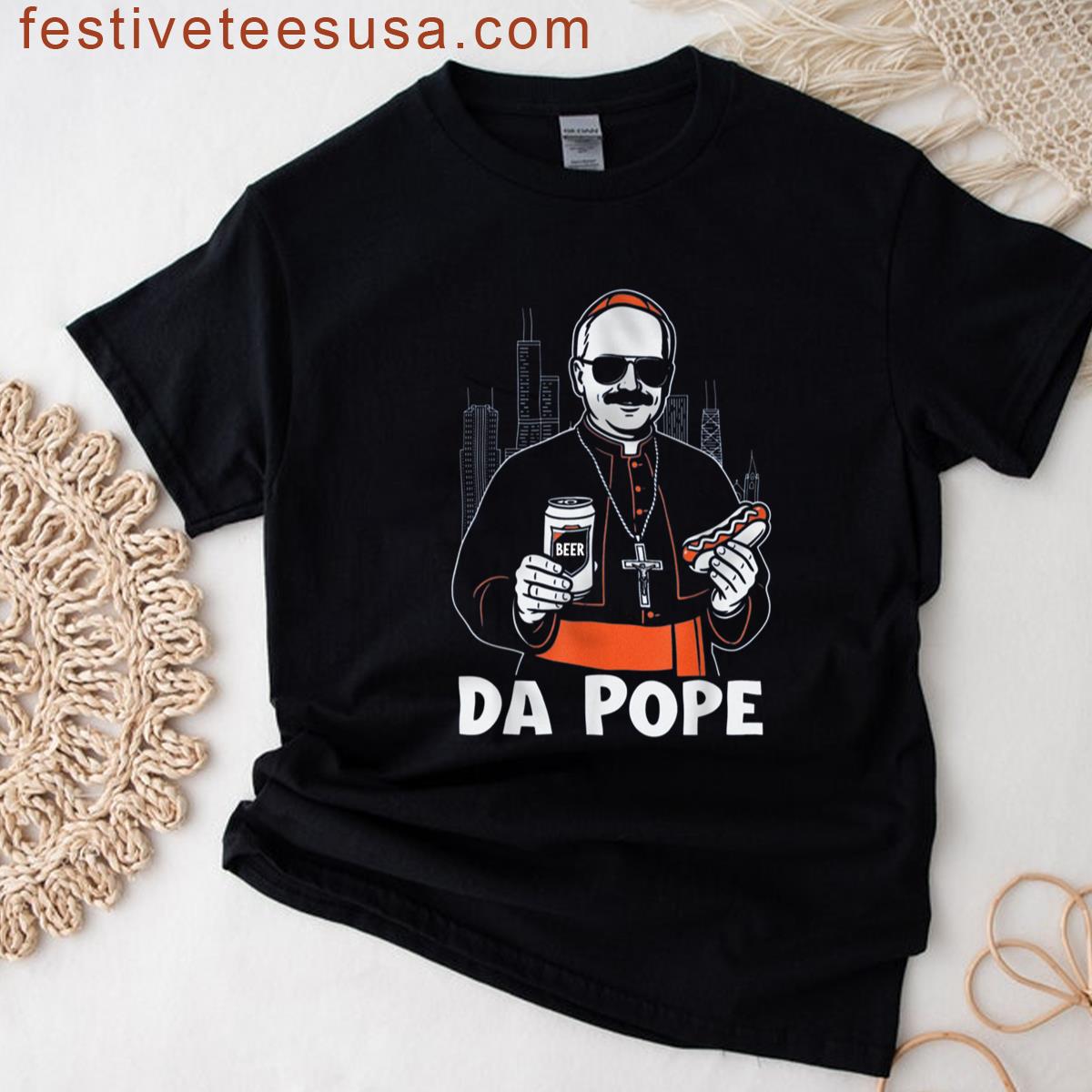 Chicago Pope Leo Xiv Graphic T-shirt