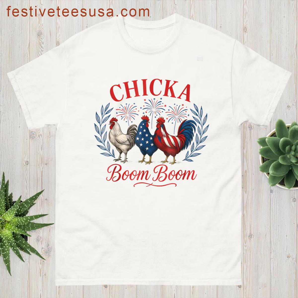 Chicka Boom Graphic Tee Usa T-shirt