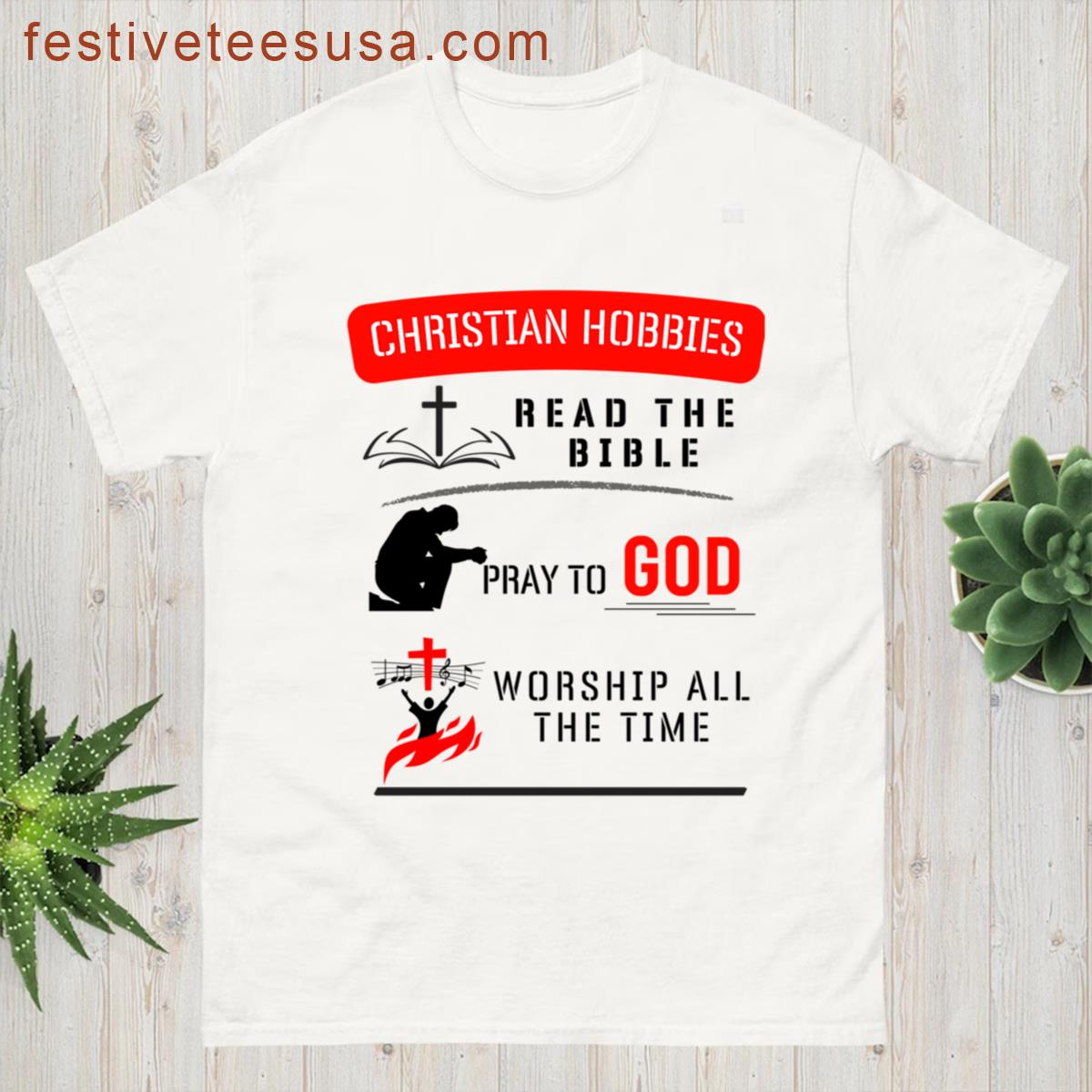 Christian Hobbies Casual Wear Stylish T-shirt