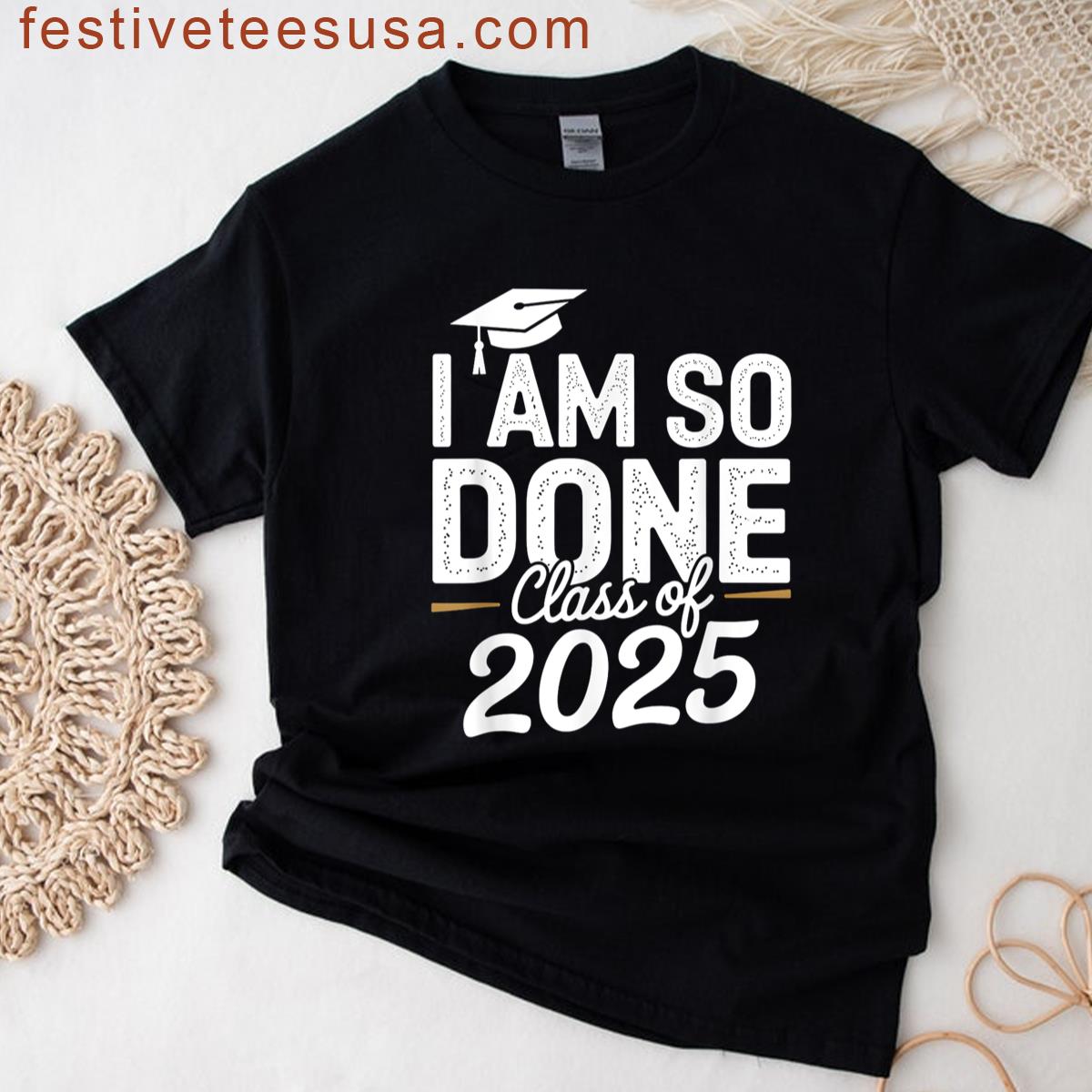 Class 2025 Graduation For Men Women T-shirt