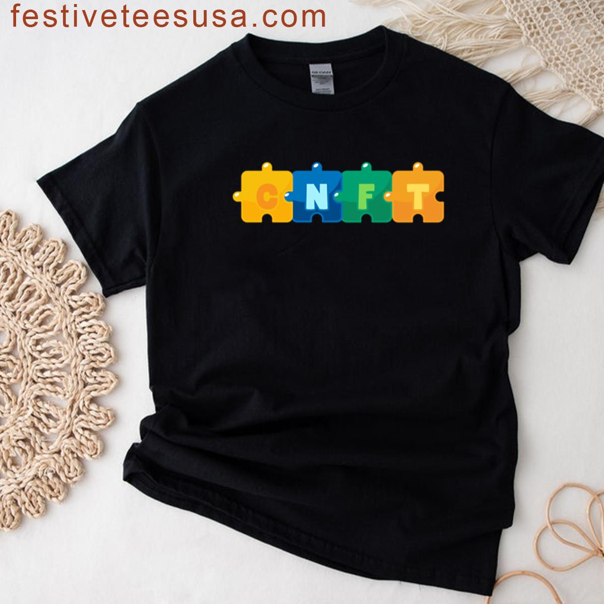 Cryptonft Puzzle Collectible Art T-shirt