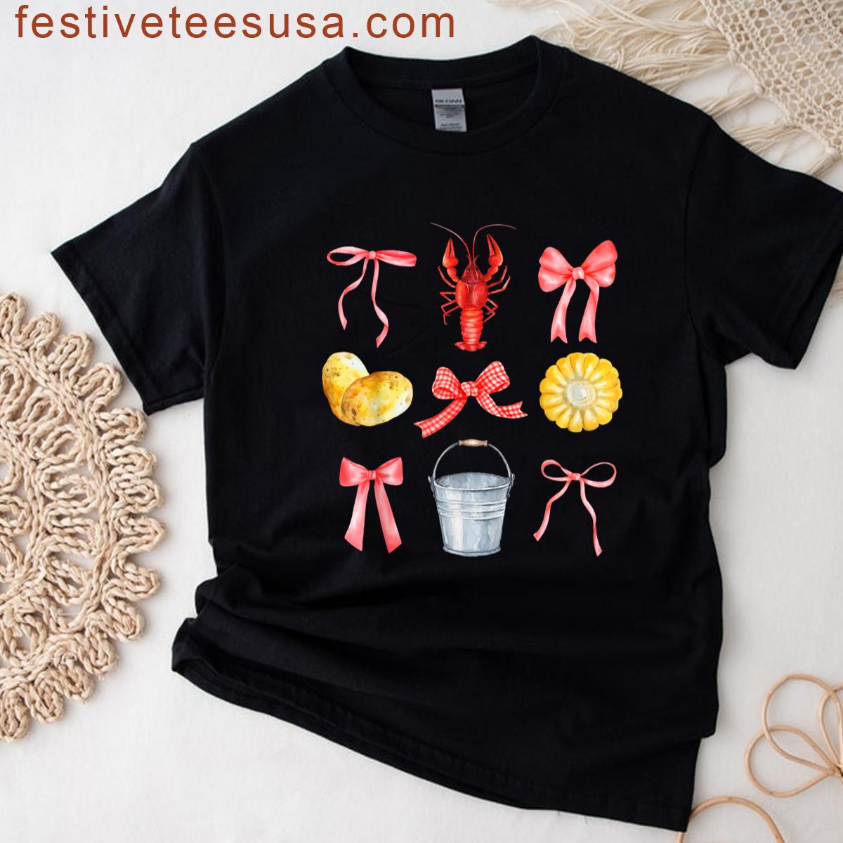 Cute Lobster Girl For Seafood Fans T-shirt