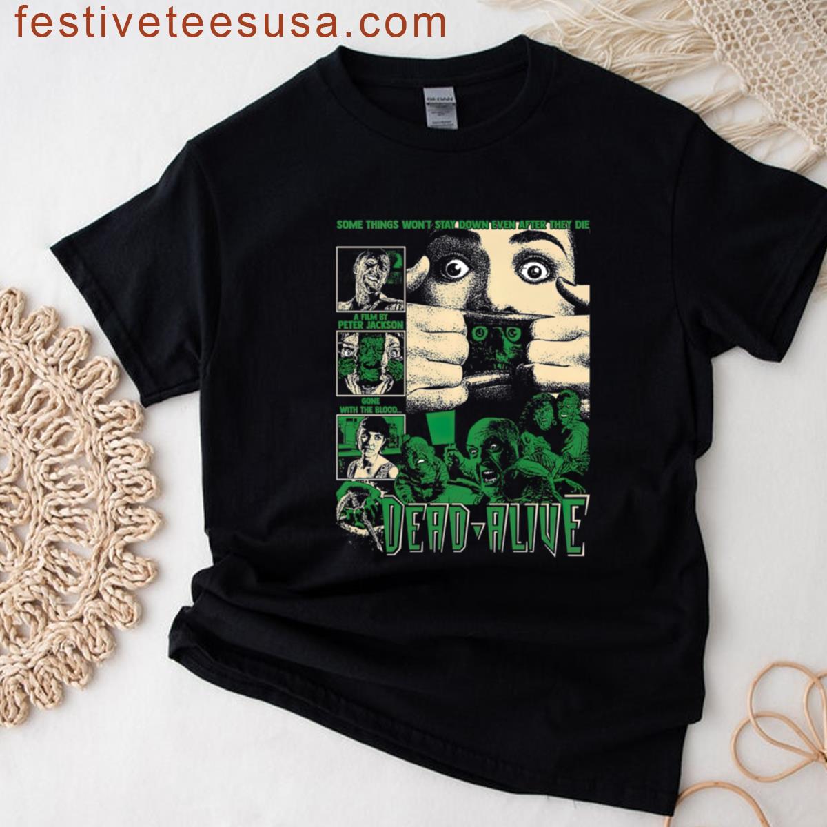 Dead Alive Horror Movie Inspired Tee T-shirt