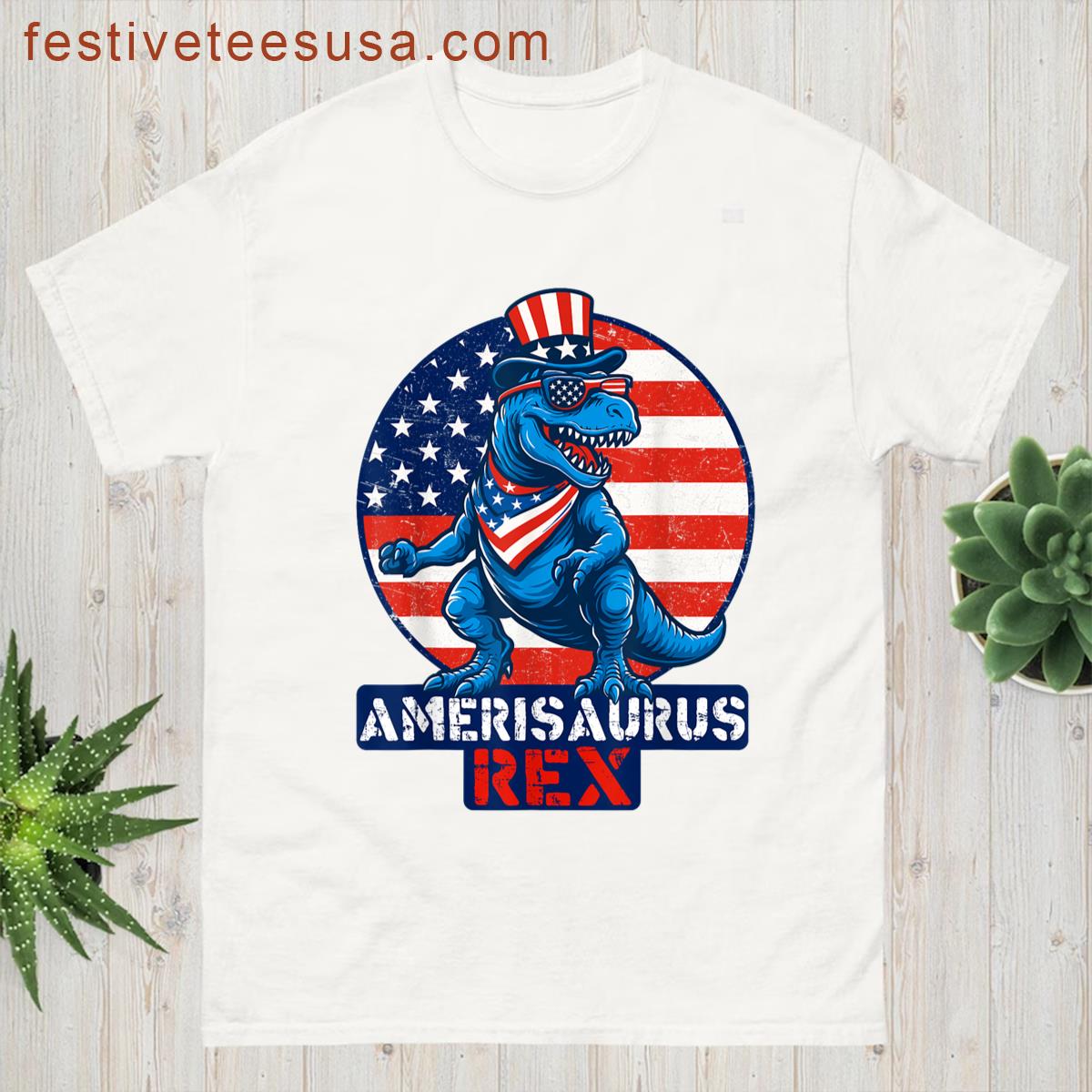 Dinosaur Holiday For All T-shirt