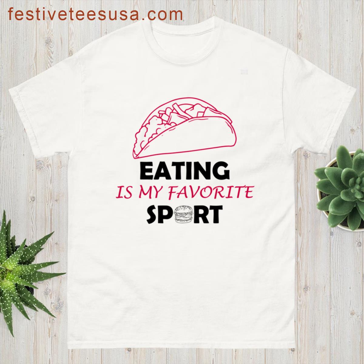 Eating Sport Graphic Tee T-shirt