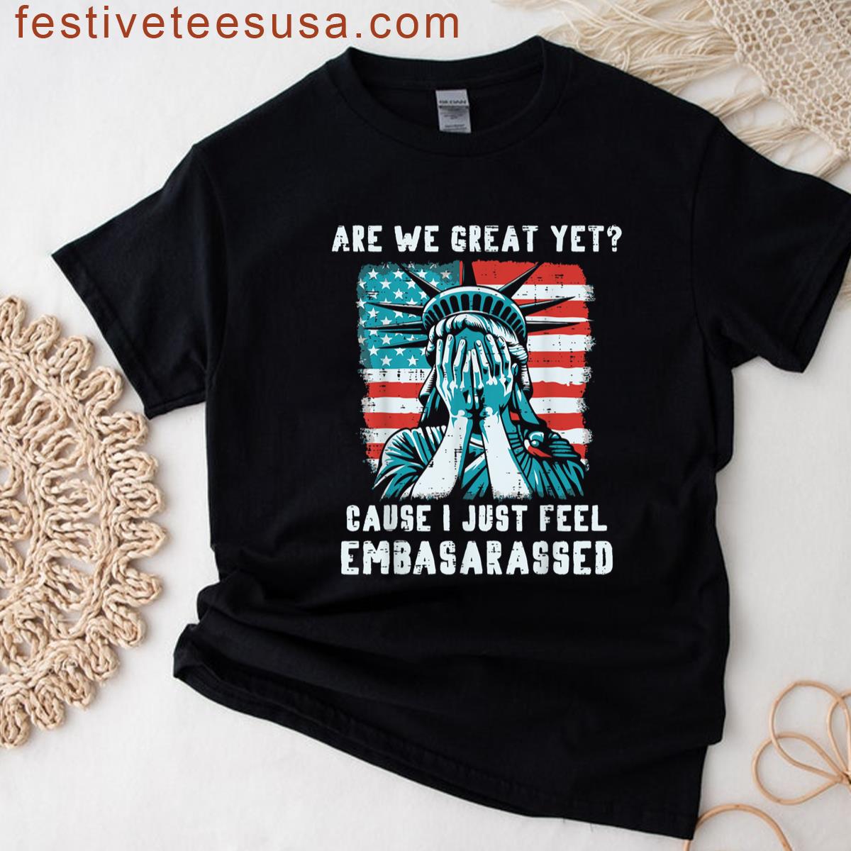 Embarrassed Women Liberty T-shirt