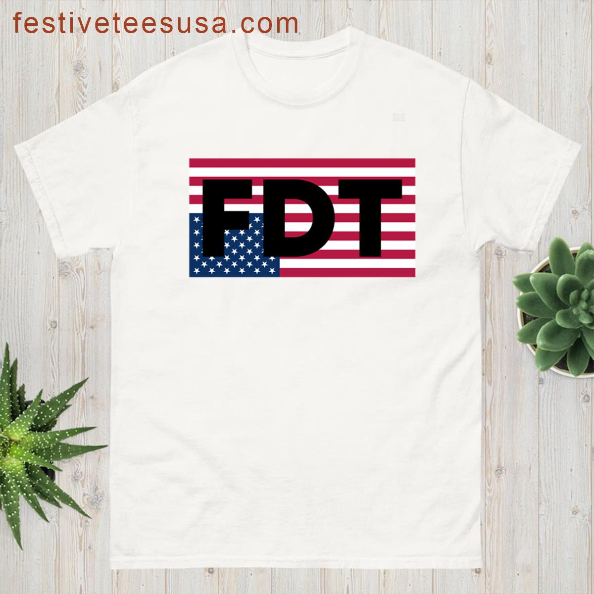 Fdt Patriotic Anti Trump T-shirt