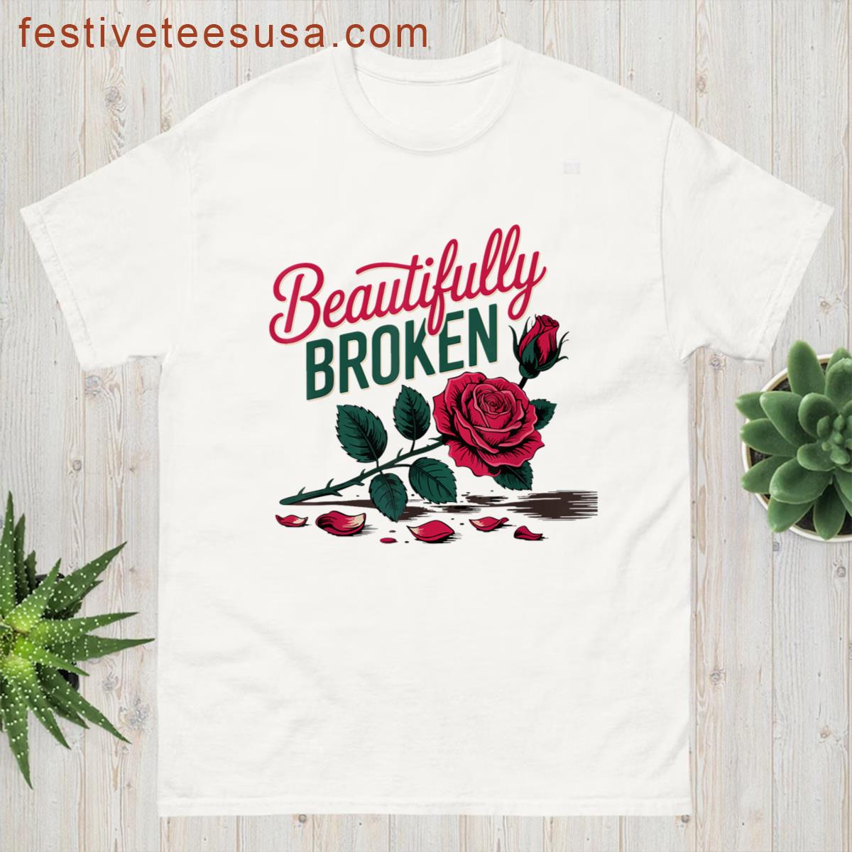 Floral Rose Women Vintage T-shirt