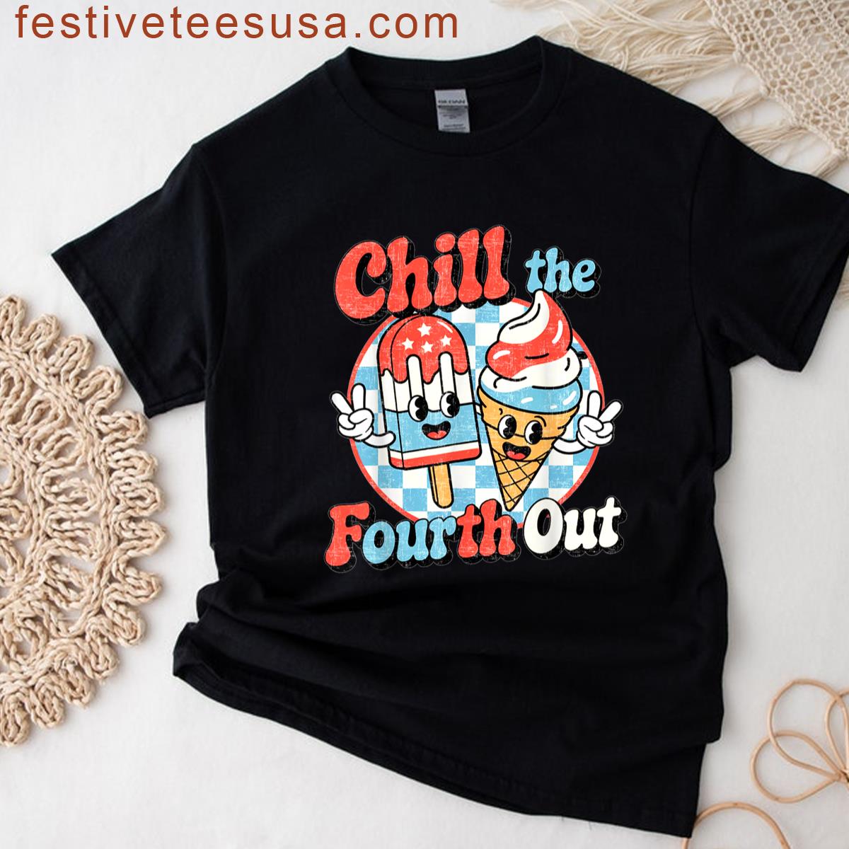 Fourth Of July Popsicle Tee T-shirt