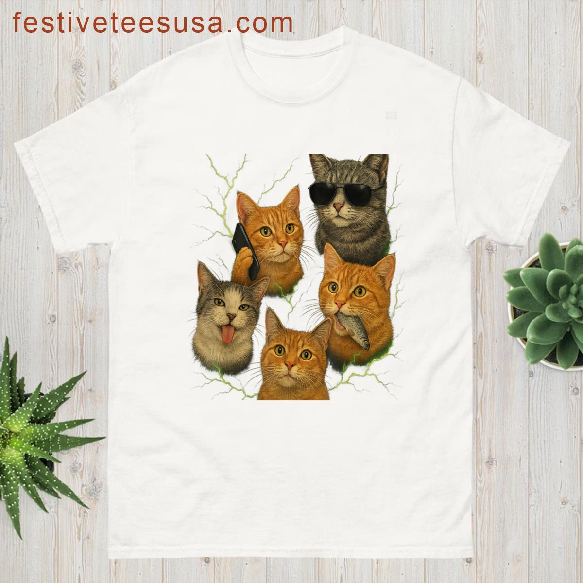 Funny Cat Tees For Kids And Adults T-shirt