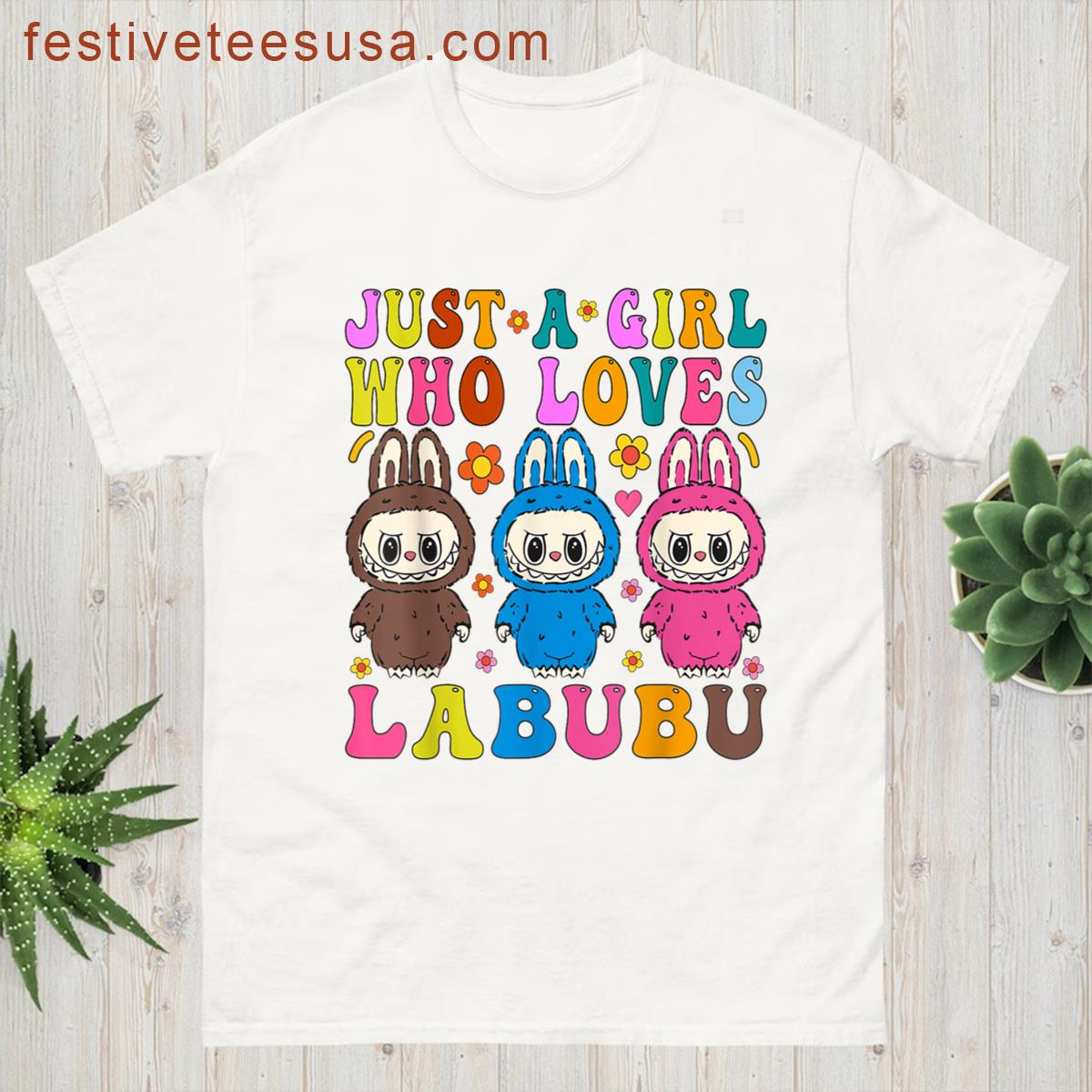 Funny Monsters Labubu Tee For Women T-shirt