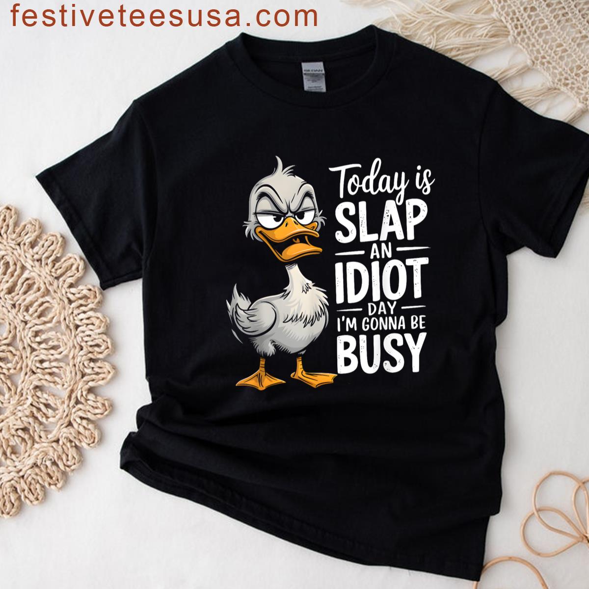 Funny Quote Duck Design T-shirt