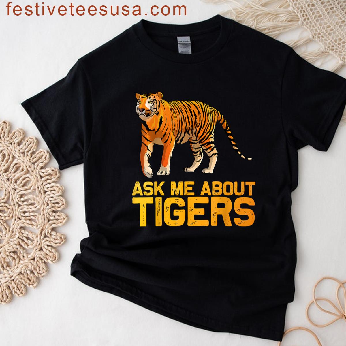 Funny Tiger Kids Adults T-shirt