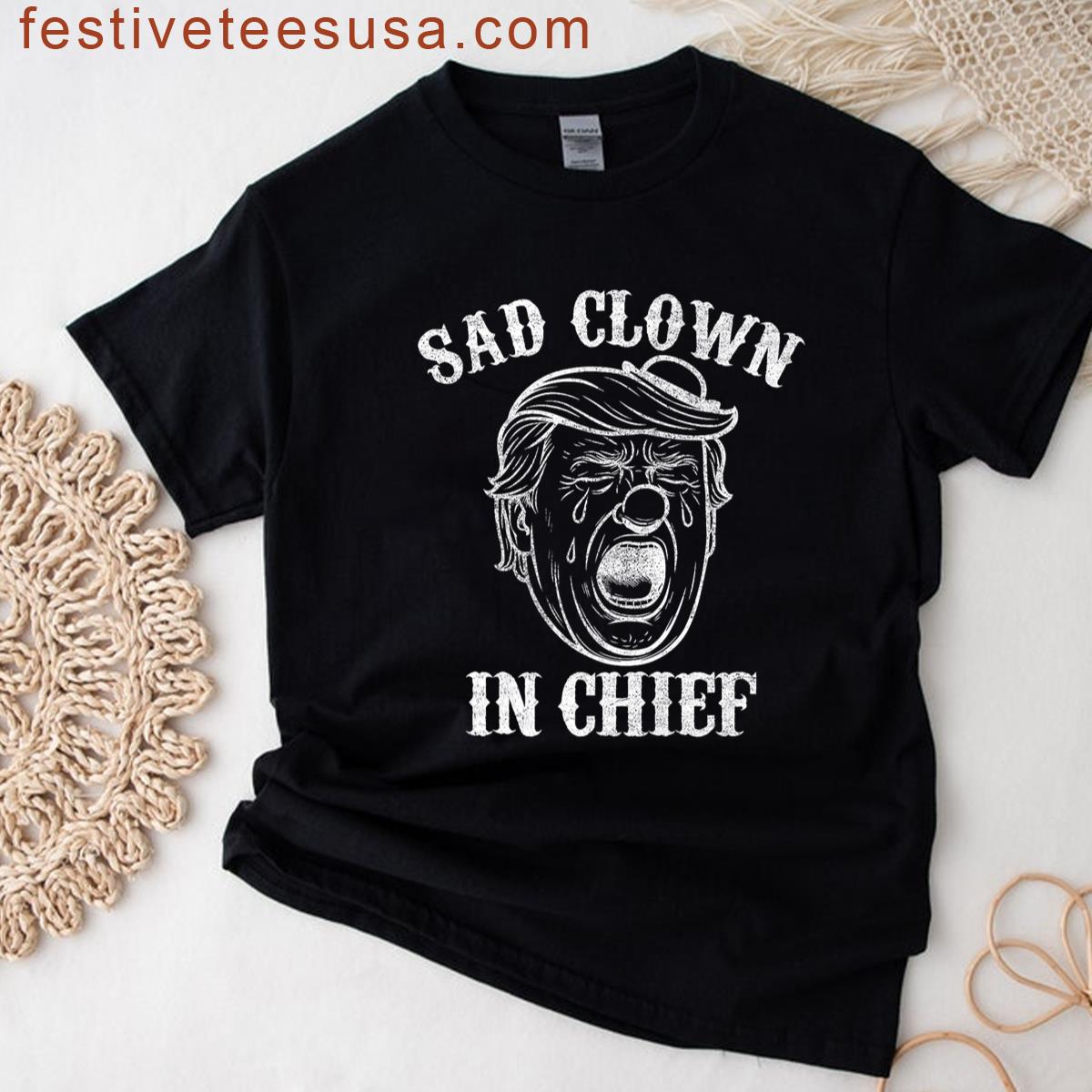 Funny Trump Clown Design For Everyone T-shirt