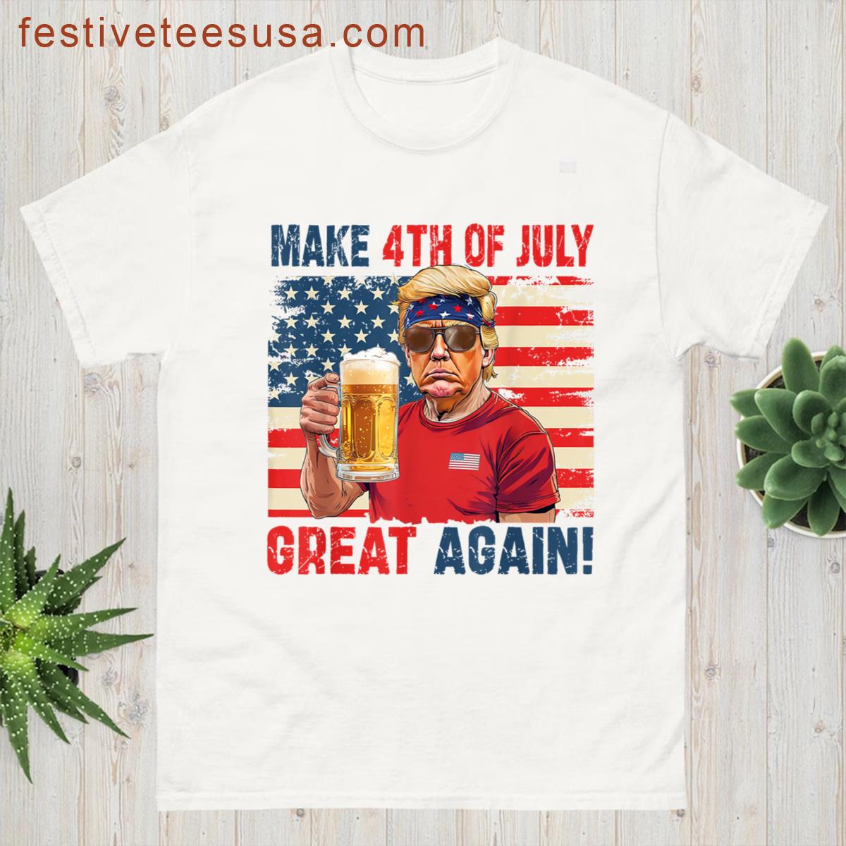 Funny Trump Patriotic Apparel T-shirt
