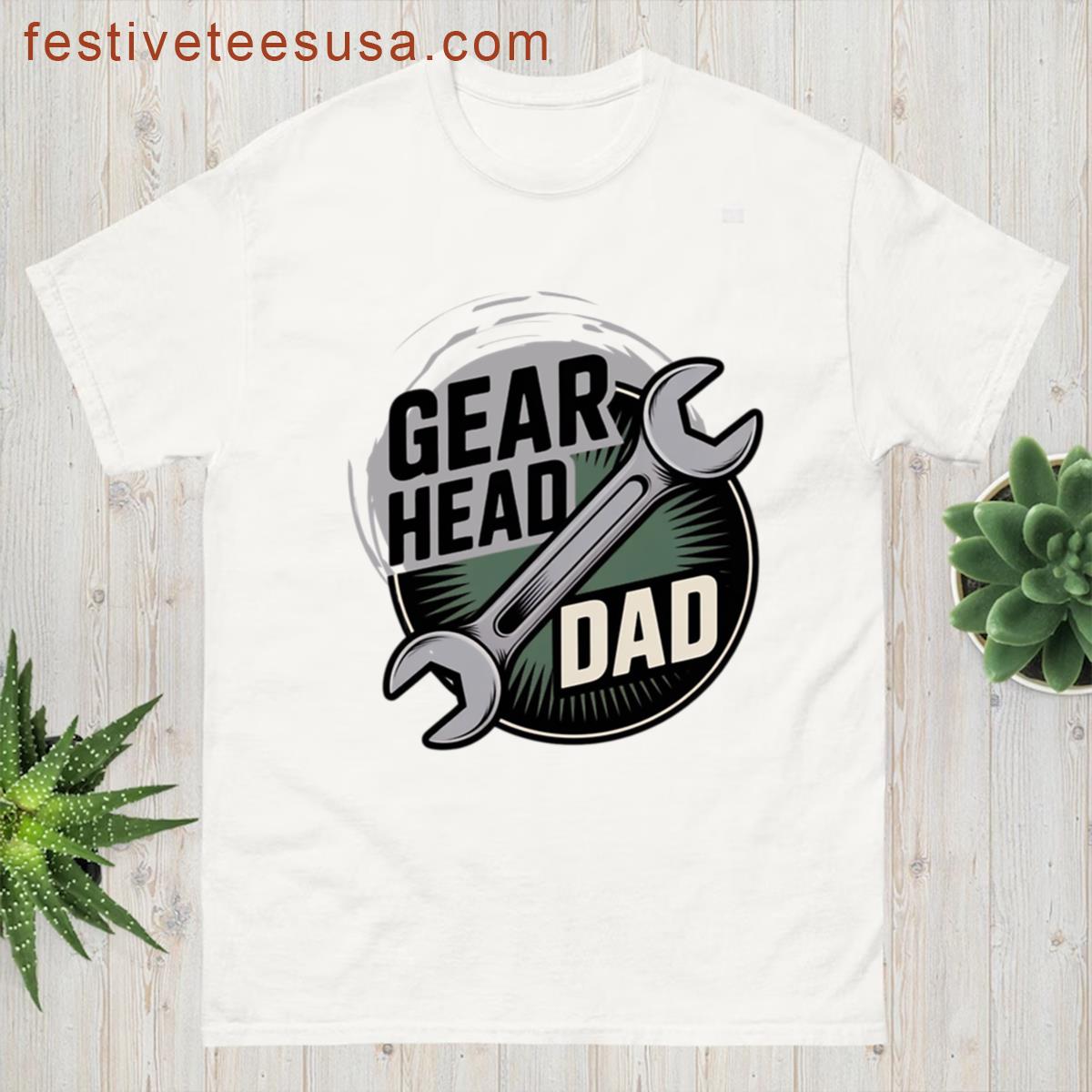Gear Head Dad Graphic T-shirt