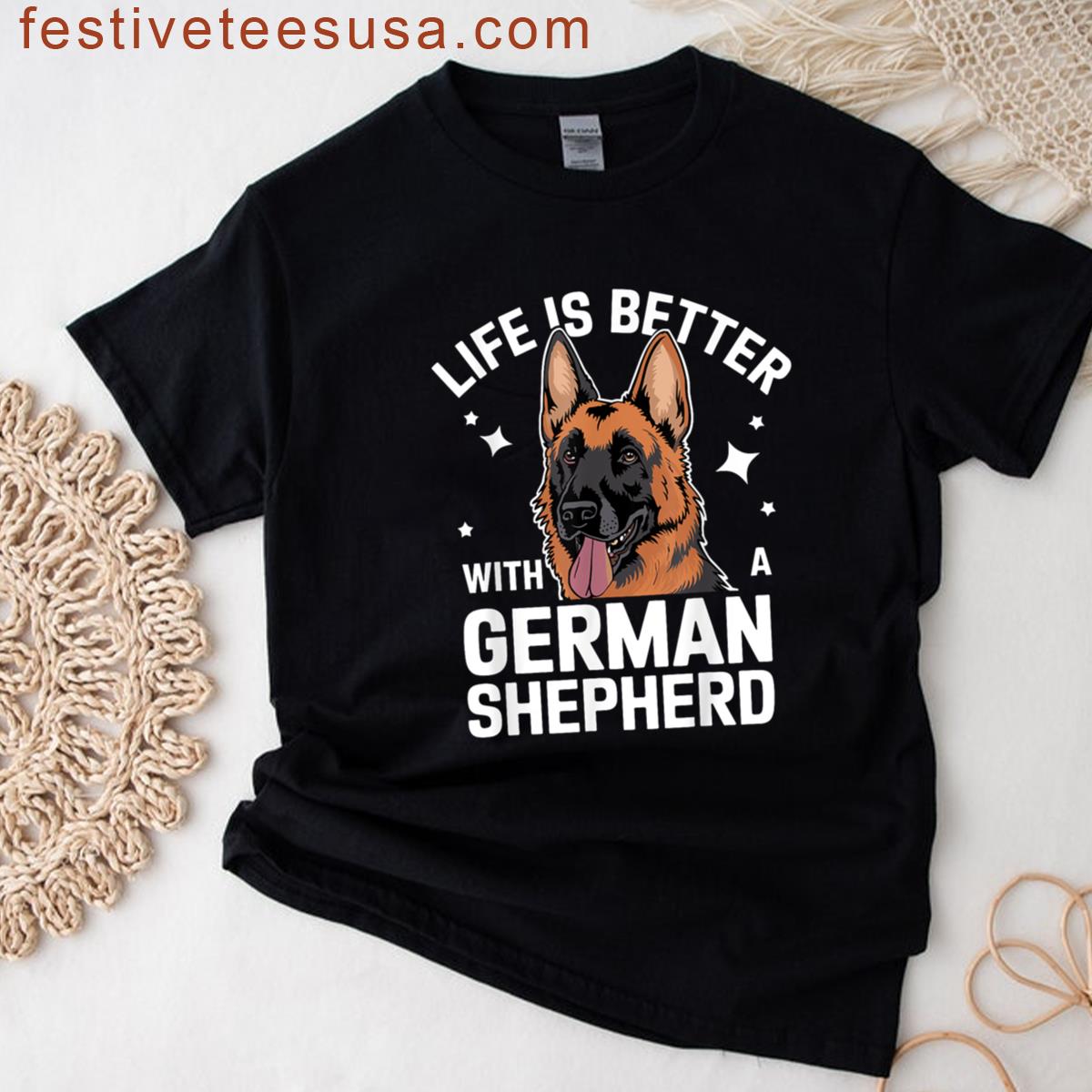 German Shepherd Apparel For Women T-shirt