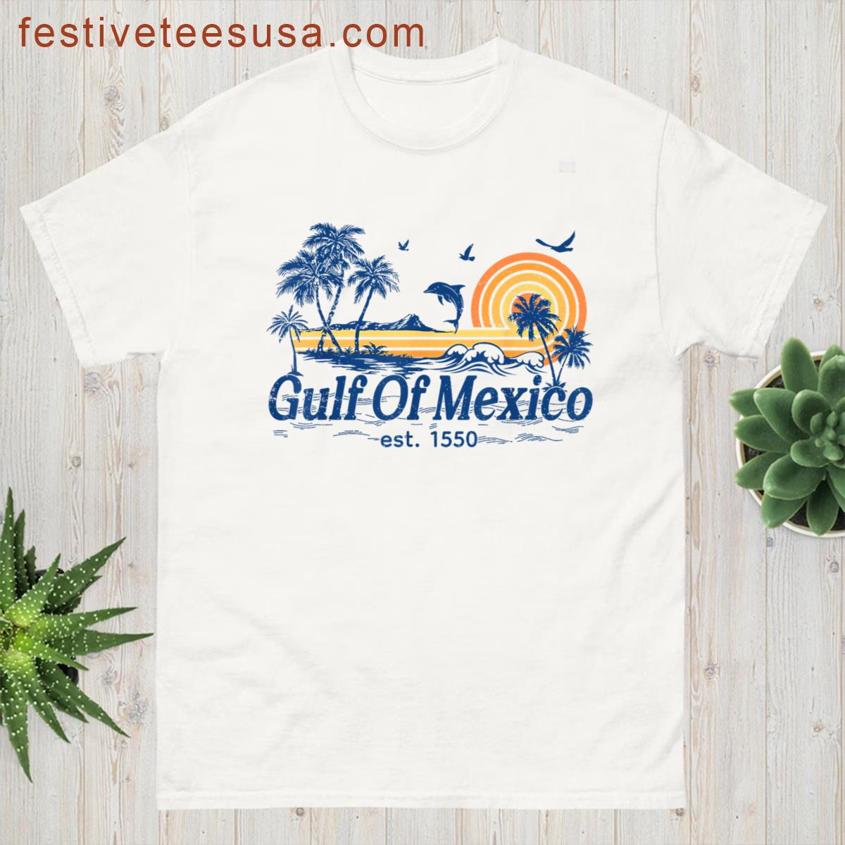Gulf Of Mexico Women Vintage Look T-shirt
