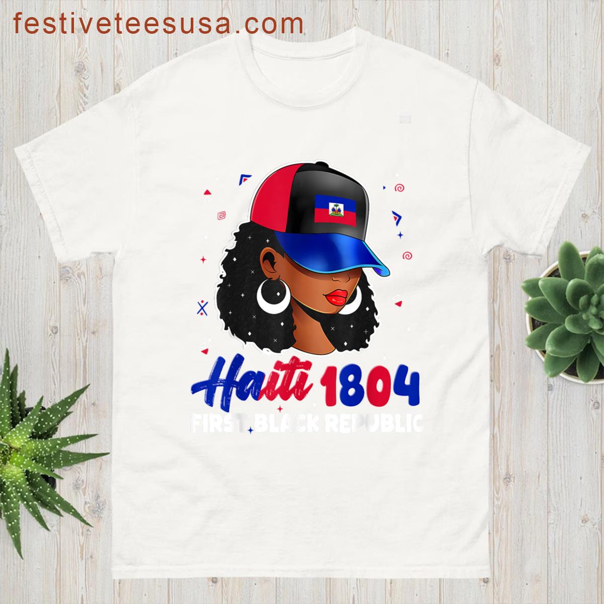 Haiti 1804 Black Republic Apparel T-shirt