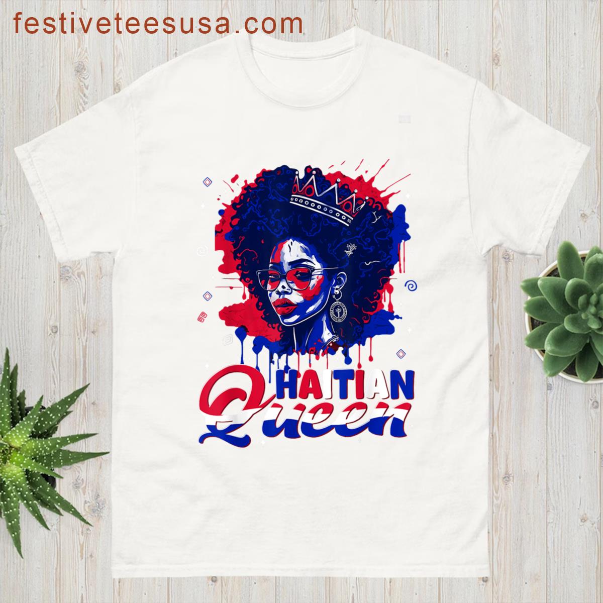 Haitian Queen Ayiti Apparel Design T-shirt