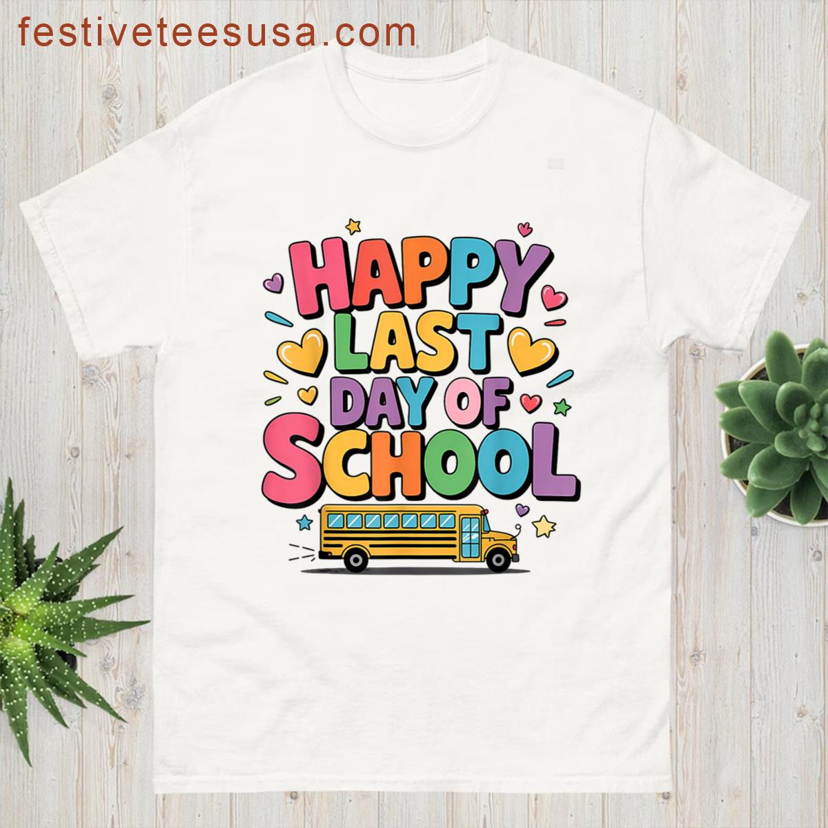 Happy Last Day Of School Apparel Joy T-shirt