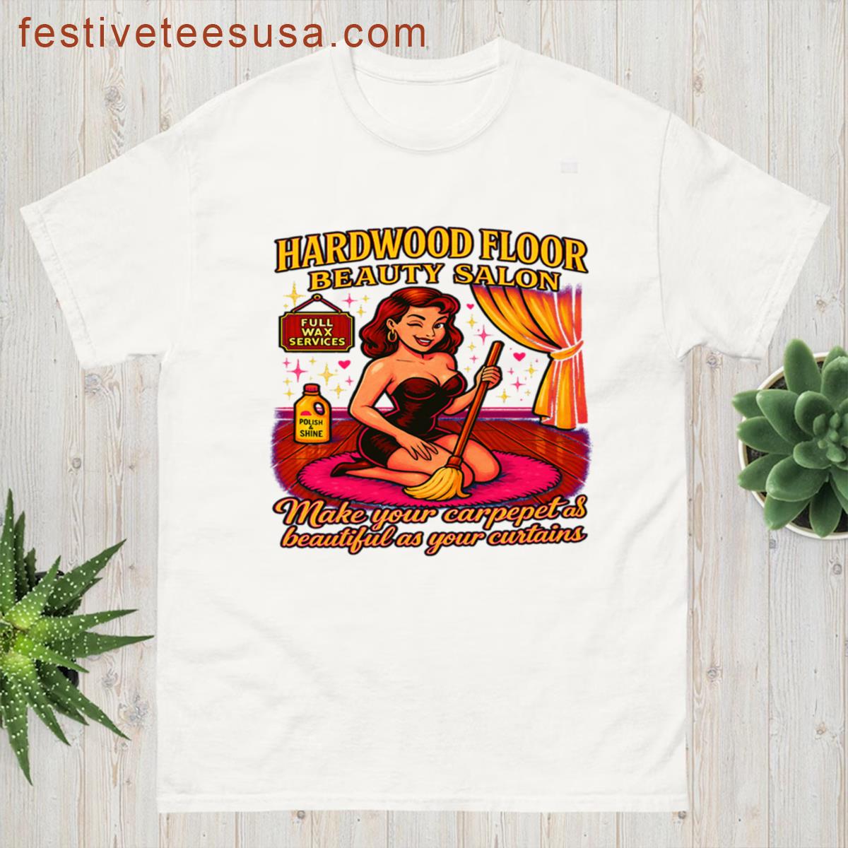 Hardwood Floor Waxing Vintage T-shirt