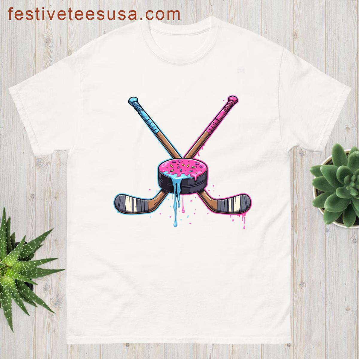 Hockey Boys Youth Ice Cream T-shirt