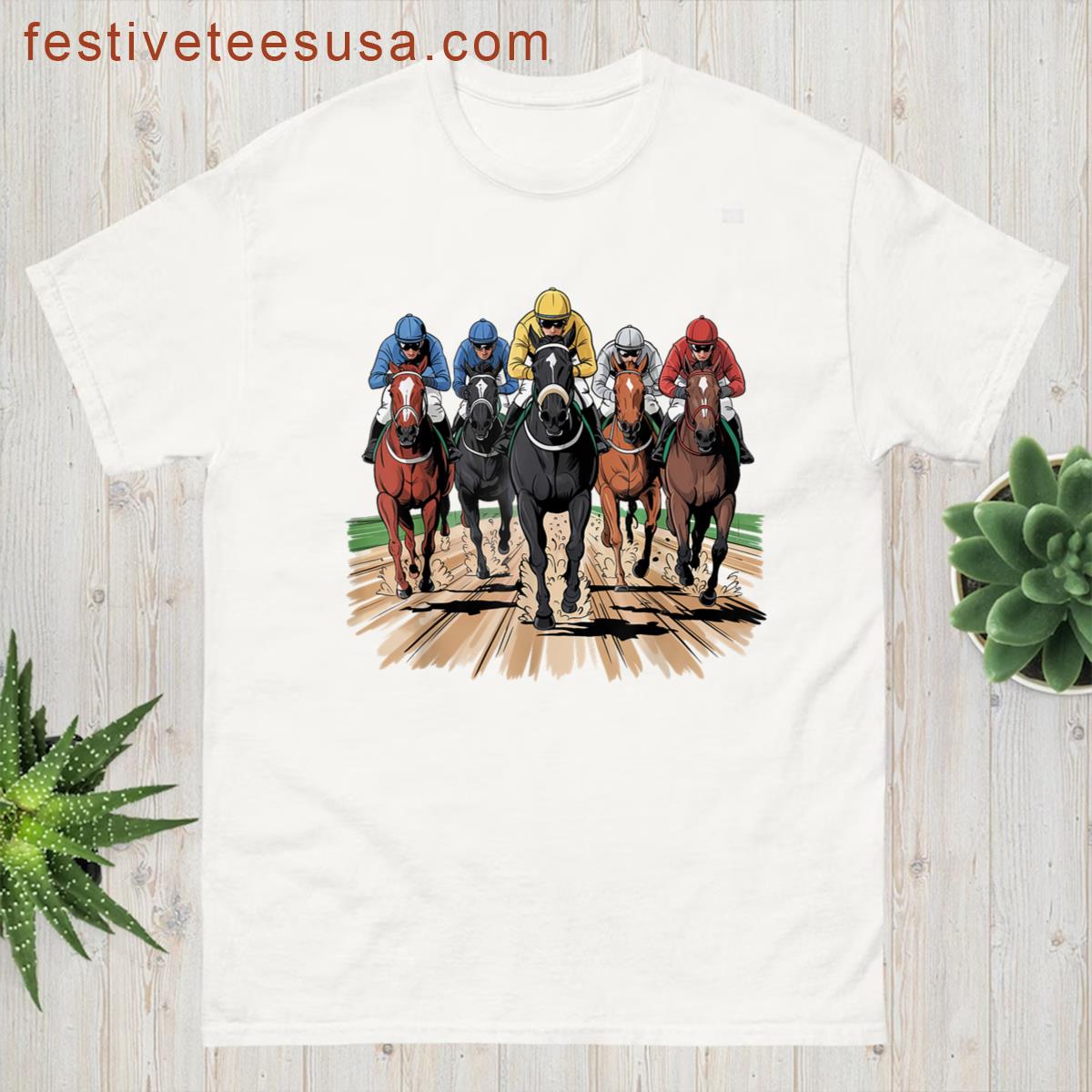 Horse Racing Derby Rider Apparel T-shirt