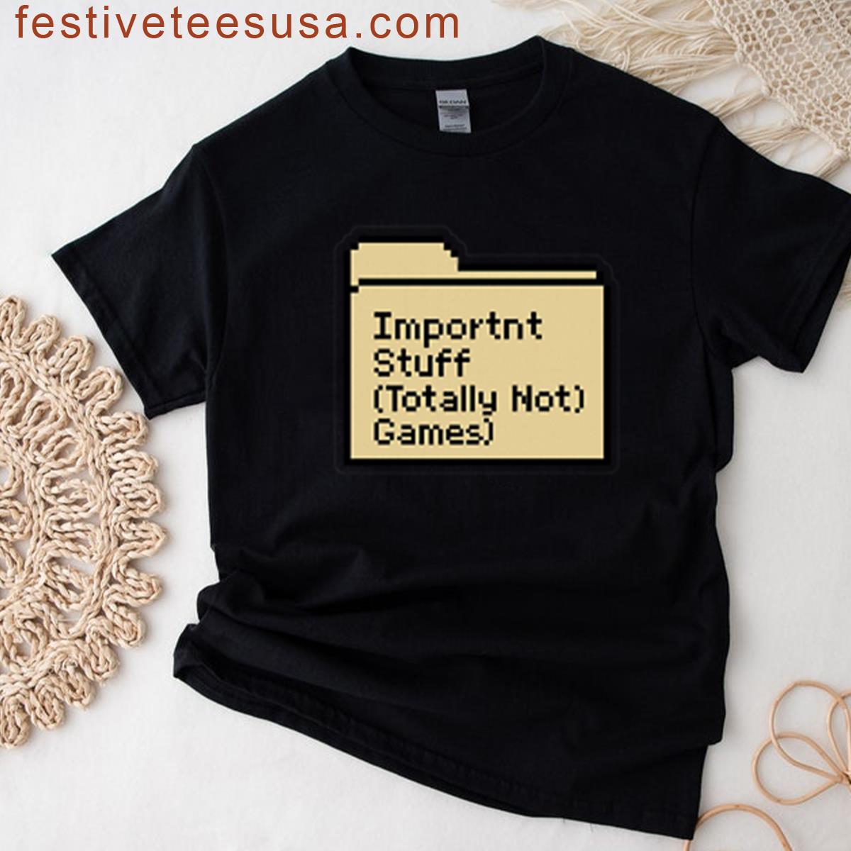 Important Folder Casual T-shirt
