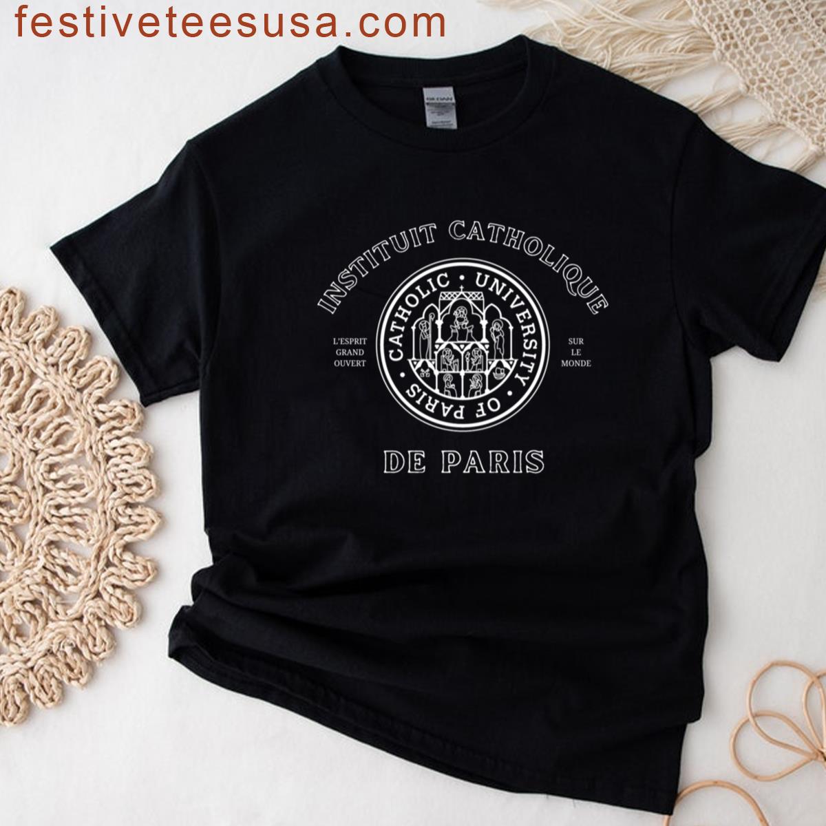 Instituit Catholique Paris Casual Wear T-shirt