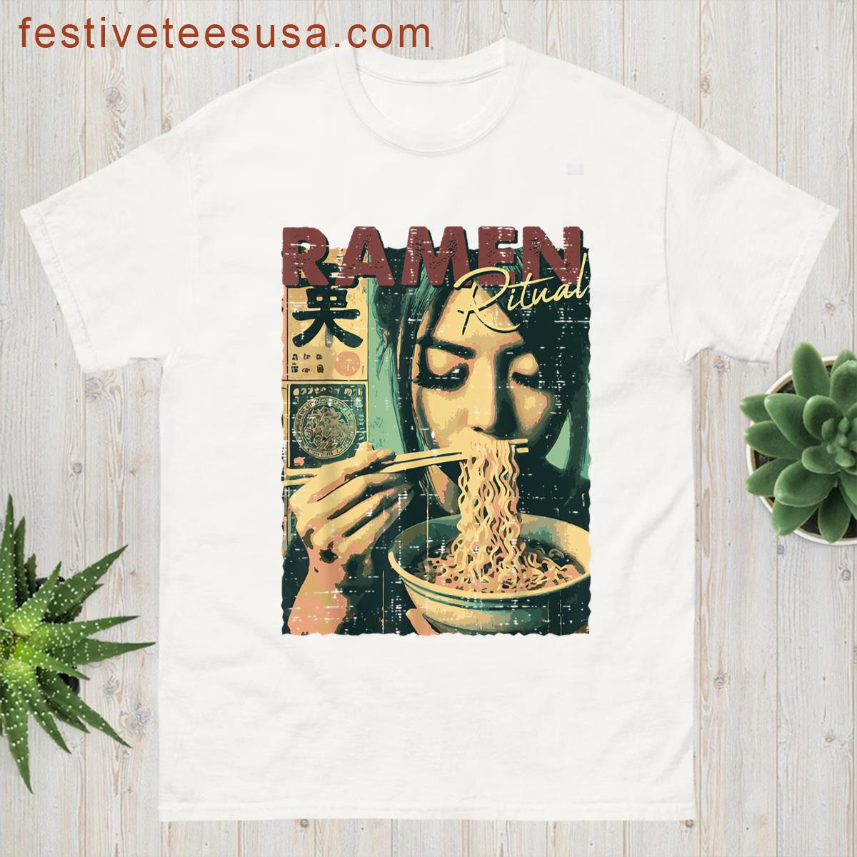 Japanese Food Ritual Art Women Kids T-shirt