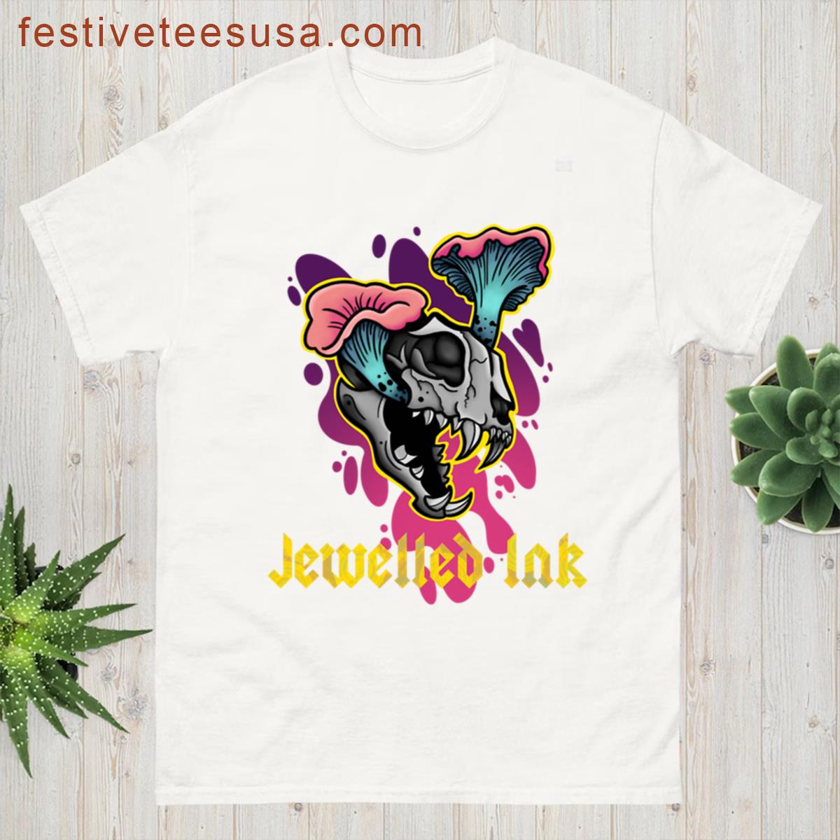 Jewelled Ink Graphic T-shirt