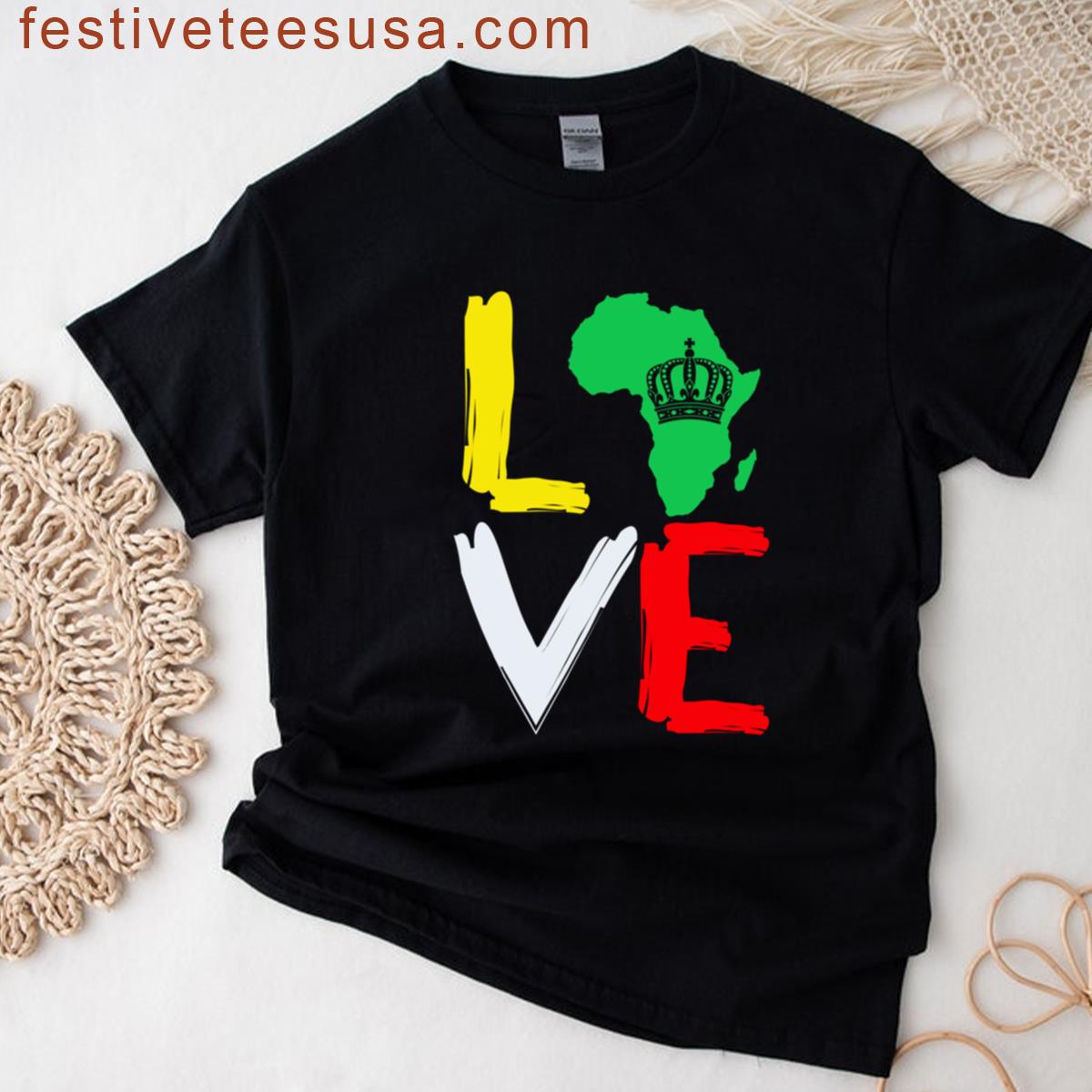Love African American Pride Tee T-shirt