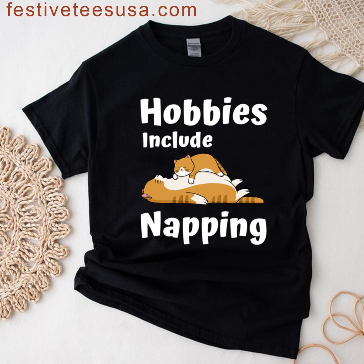 Napping Lifestyle Graphic Tee T-shirt