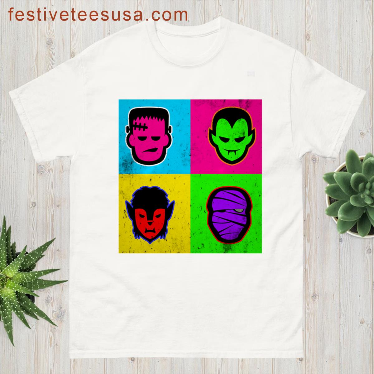 Pop Monsters Fun Style T-shirt