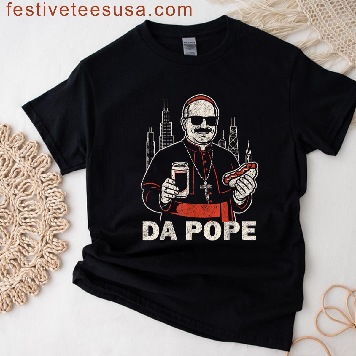 Pope Leo Xiv Chicago Apparel T-shirt