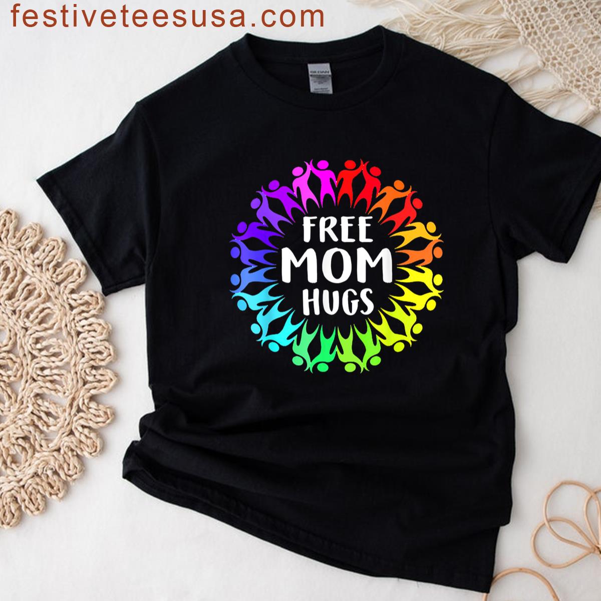 Pride Mom Hugs T-shirt