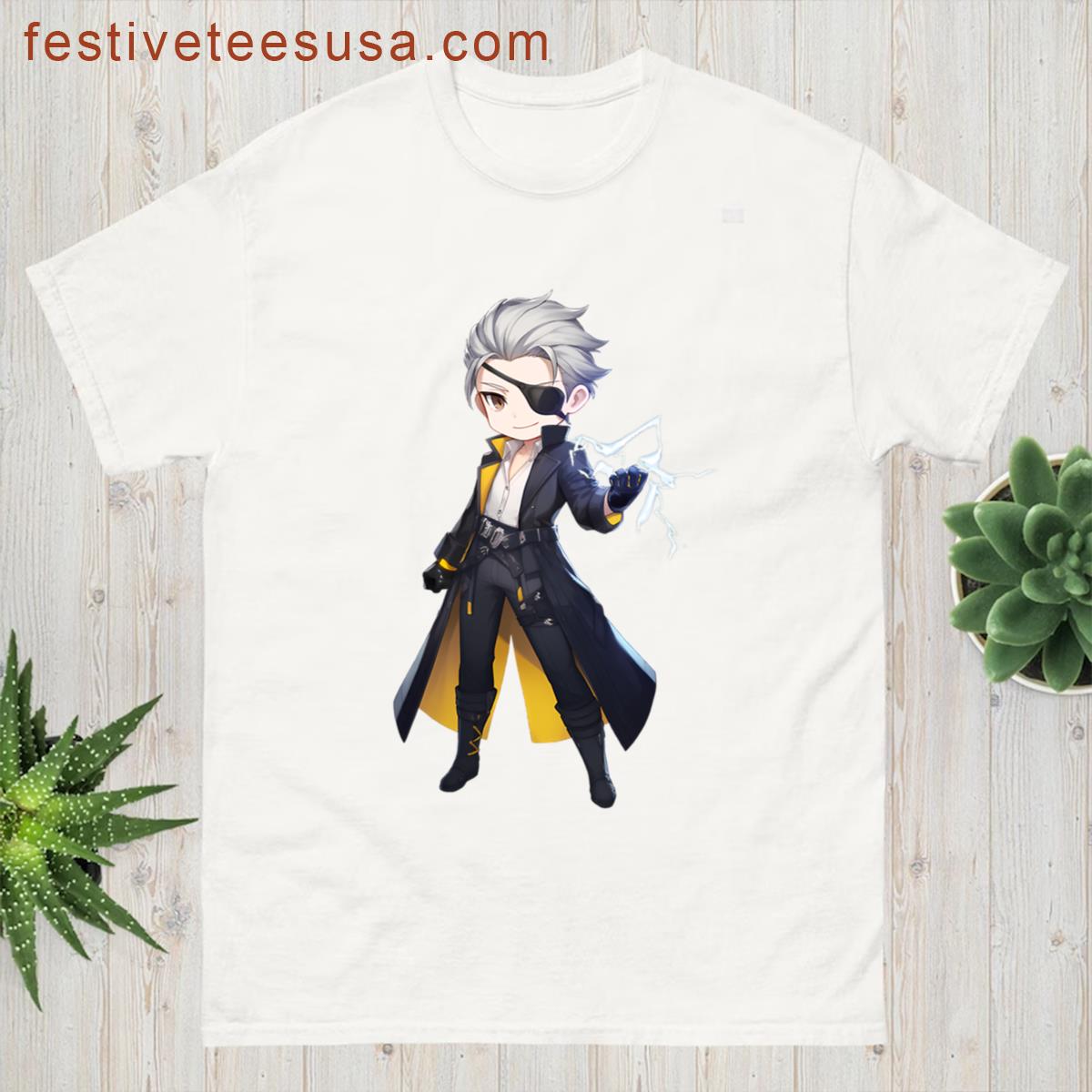 Silver Raijin Graphic T-shirt