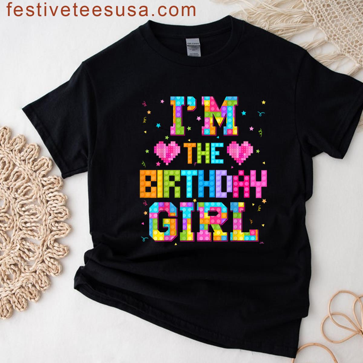 The Birthday Girl Brick T-shirt