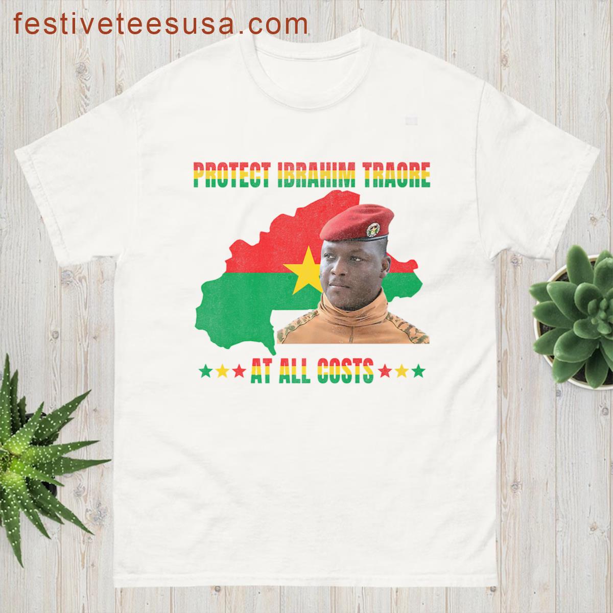Africa Thomas Sankara Burkina Faso Protect Ibrahim Traore Premium T-shirt