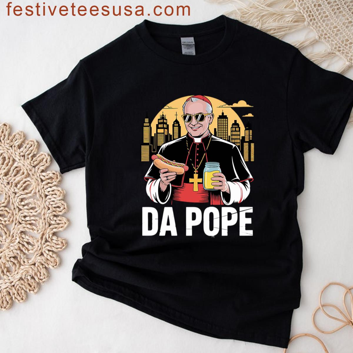 Bitches Love Popa Pope Leo Xiv 9 T-shirt