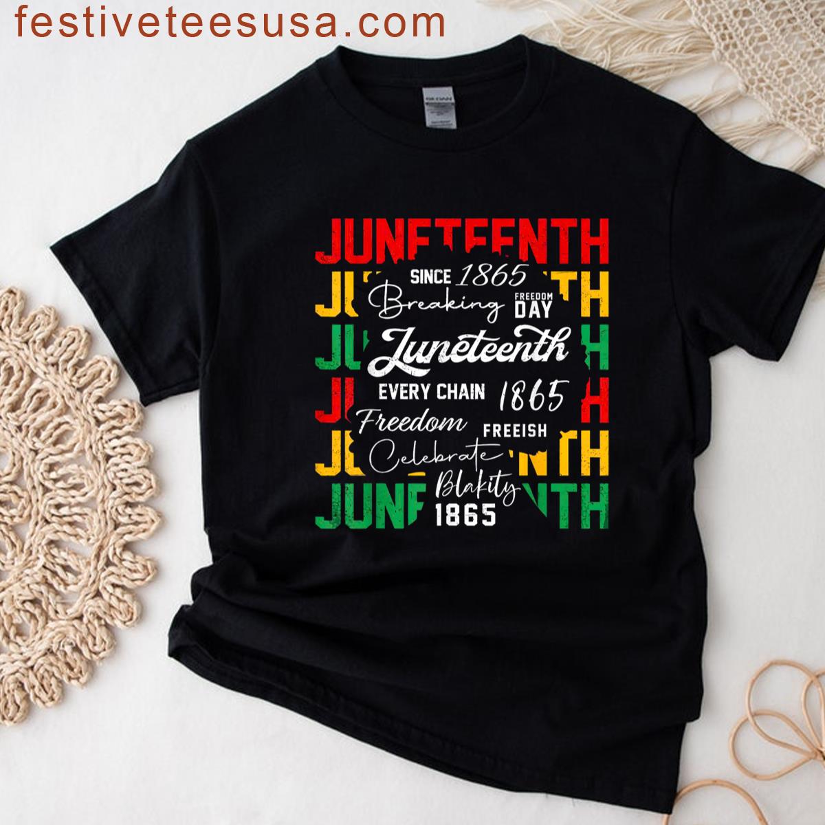 Breaking Every Chain Since 1865 Women Men Juneteenth Freedom T-shirt